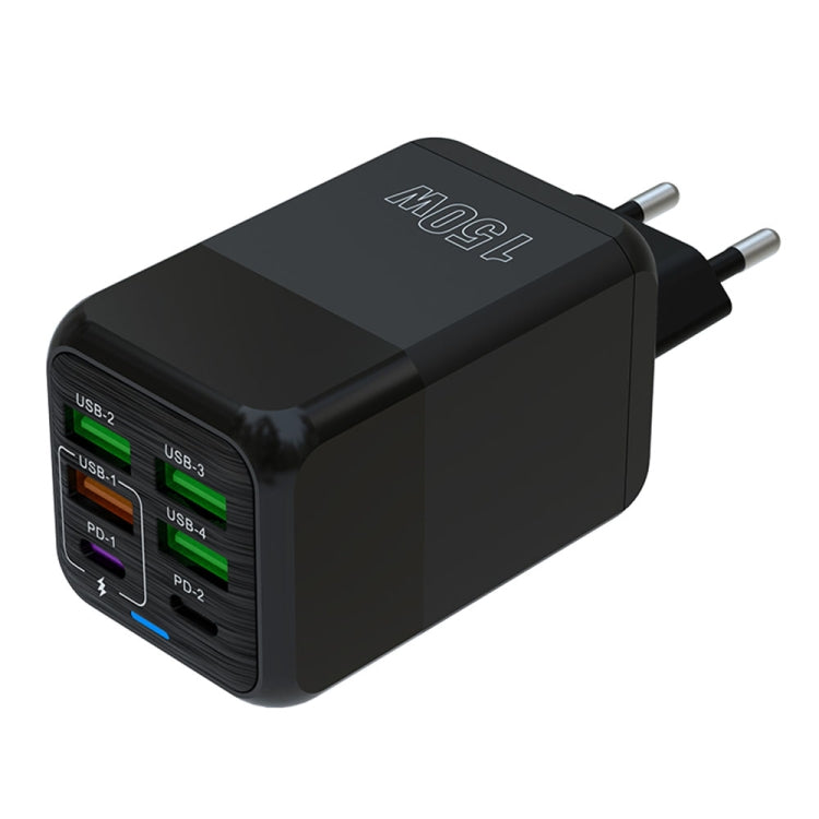Caricabatterie rapido multiporta 150W 4 USB + 2 USB-C