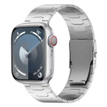 Cinturino per orologio in lega di titanio con fibbia di sicurezza Oracle da 26 mm, For Apple Watch Series 6 44mm, For Apple Watch Series 5 44mm, For Apple Watch Series 4 44mm, For Apple Watch Series 3 42mm