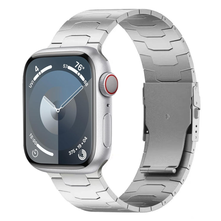 Cinturino per orologio in lega di titanio con fibbia di sicurezza Oracle da 26 mm, For Apple Watch Series 6 44mm, For Apple Watch Series 5 44mm, For Apple Watch Series 4 44mm, For Apple Watch Series 3 42mm