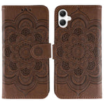 Custodia in pelle con motivo Sun Mandala per Samsung Galaxy A06 4G/5G, A07 5G