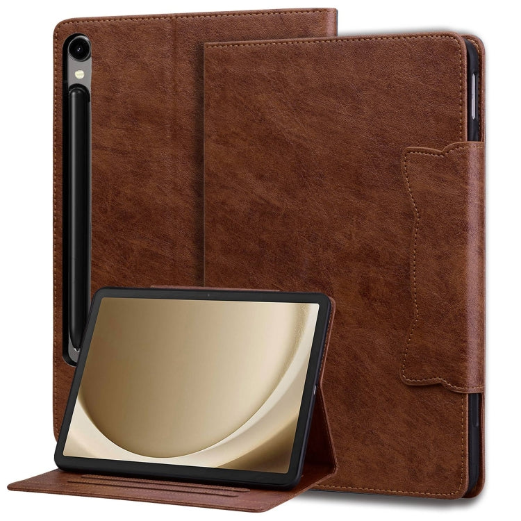 Custodia per tablet smart in pelle con fibbia gatto, For Samsung Galaxy Tab S9 FE / S9 / S8, For Samsung Galaxy Tab S10 Lite / S10 FE, For Samsung Galaxy Tab S11, For Samsung Galaxy Tab S9+ / S8+ / S7+