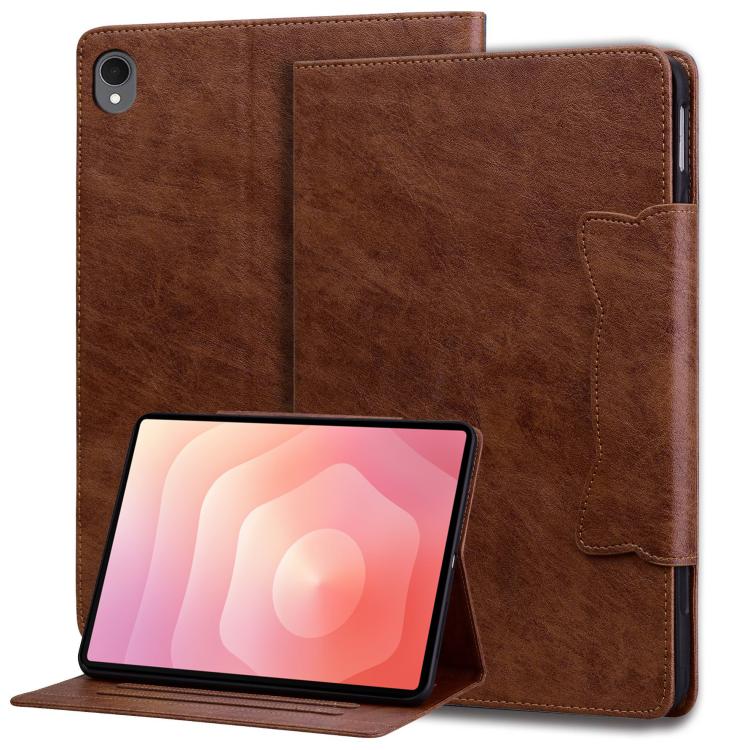 Custodia per tablet smart in pelle con fibbia gatto, For Samsung Galaxy Tab S9 FE / S9 / S8, For Samsung Galaxy Tab S10 Lite / S10 FE, For Samsung Galaxy Tab S11, For Samsung Galaxy Tab S9+ / S8+ / S7+