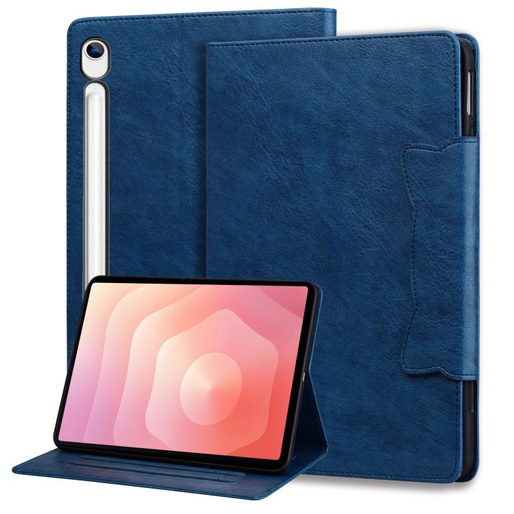 Custodia per tablet smart in pelle con fibbia gatto, For Samsung Galaxy Tab S9 FE / S9 / S8, For Samsung Galaxy Tab S10 Lite / S10 FE, For Samsung Galaxy Tab S11, For Samsung Galaxy Tab S9+ / S8+ / S7+