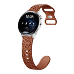 Cinturino per orologio in silicone con fibbia a forma di farfalla con stampa leopardata concava, 20mm