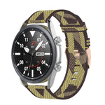 Cinturino strutturato in nylon intrecciato, dimensioni: misura libera 22 mm, For Galaxy Watch 3 45mm