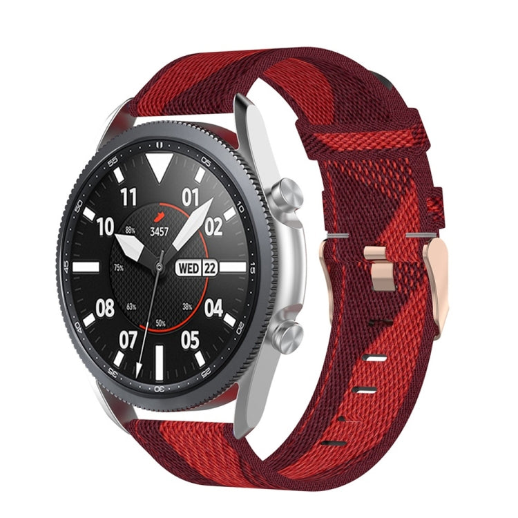 Cinturino strutturato in nylon intrecciato, dimensioni: misura libera 22 mm, For Galaxy Watch 3 45mm