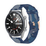 Cinturino strutturato in nylon intrecciato, dimensioni: misura libera 22 mm, For Galaxy Watch 3 45mm
