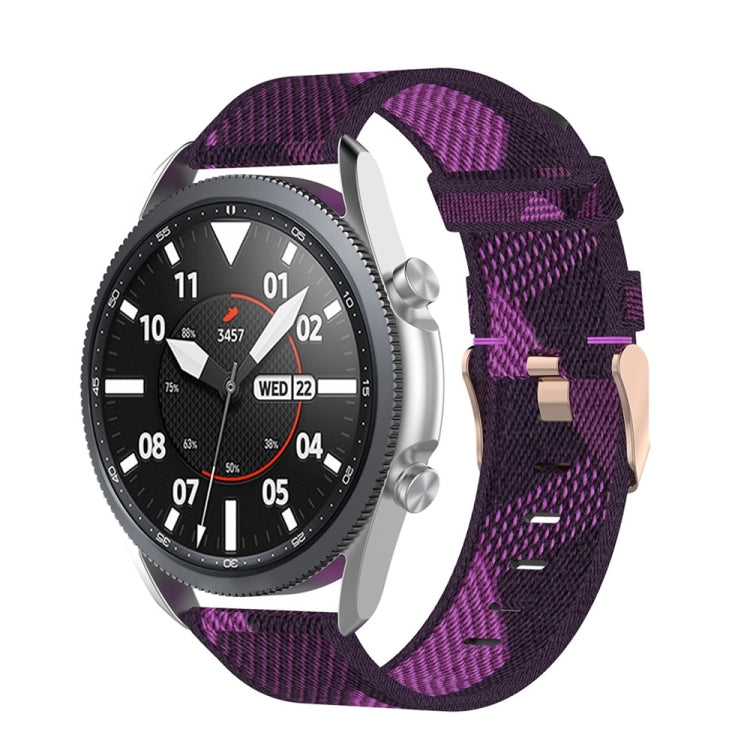 Cinturino strutturato in nylon intrecciato, dimensioni: misura libera 22 mm, For Galaxy Watch 3 45mm