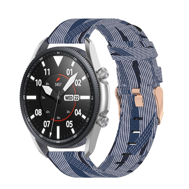 Cinturino strutturato in nylon intrecciato, dimensioni: misura libera 22 mm, For Galaxy Watch 3 45mm