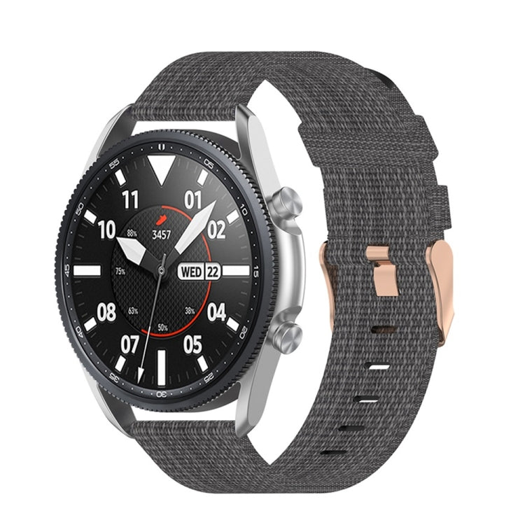 Cinturino strutturato in nylon intrecciato, dimensioni: misura libera 22 mm, For Galaxy Watch 3 45mm