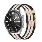 Cinturino strutturato in nylon intrecciato, dimensioni: misura libera 22 mm, For Galaxy Watch 3 45mm