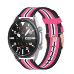 Cinturino strutturato in nylon intrecciato, dimensioni: misura libera 22 mm, For Galaxy Watch 3 45mm