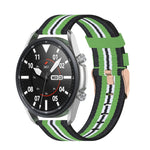 Cinturino strutturato in nylon intrecciato, dimensioni: misura libera 22 mm, For Galaxy Watch 3 45mm
