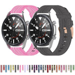 Cinturino strutturato in nylon intrecciato, dimensioni: misura libera 22 mm, For Galaxy Watch 3 45mm