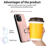 Custodia per telefono porta carte con anello in corda a tracolla R20, For iPhone 15 Pro Max, For iPhone 15 Pro, For iPhone 15 Plus, For iPhone 15