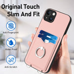 Custodia per telefono porta carte con anello in corda a tracolla R20, For iPhone 14 Plus, For iPhone 14, For iPhone 14 Pro, For iPhone 14 Pro Max