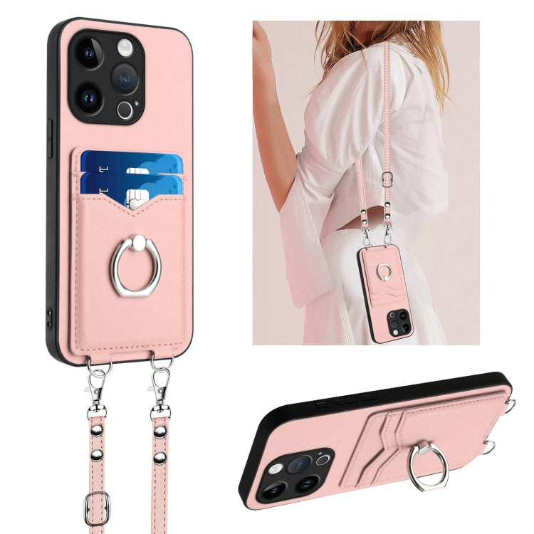 Custodia per telefono porta carte con anello in corda a tracolla R20, For iPhone 14 Plus, For iPhone 14, For iPhone 14 Pro, For iPhone 14 Pro Max