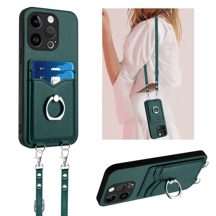 Custodia per telefono porta carte con anello in corda a tracolla R20, For iPhone 14 Plus, For iPhone 14, For iPhone 14 Pro, For iPhone 14 Pro Max