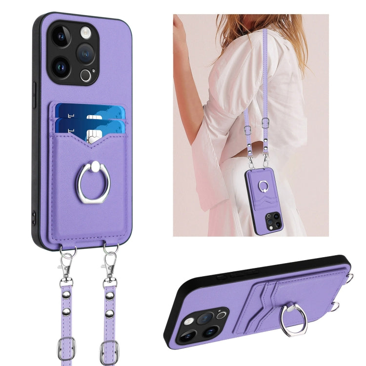Custodia per telefono porta carte con anello in corda a tracolla R20, For iPhone 14 Plus, For iPhone 14, For iPhone 14 Pro, For iPhone 14 Pro Max