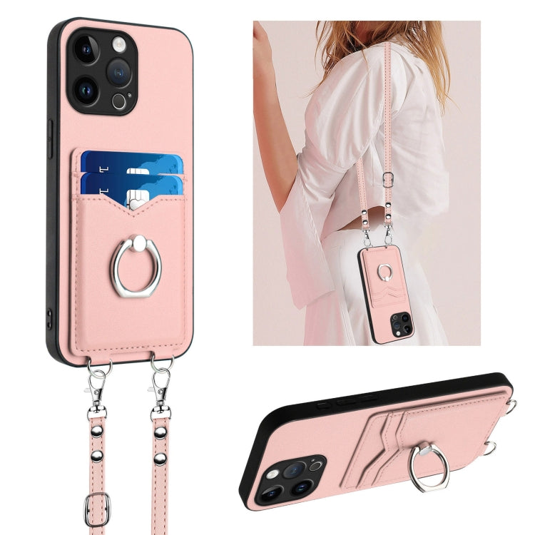 Custodia per telefono porta carte con anello in corda a tracolla R20, For iPhone 14 Plus, For iPhone 14, For iPhone 14 Pro, For iPhone 14 Pro Max
