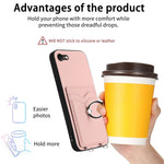 Custodia per telefono porta carte con anello in corda a tracolla R20, For iPhone SE 2022 / SE 2020 / 8, For iPhone 13 Pro Max, For iPhone 13 Pro, For iPhone 13
