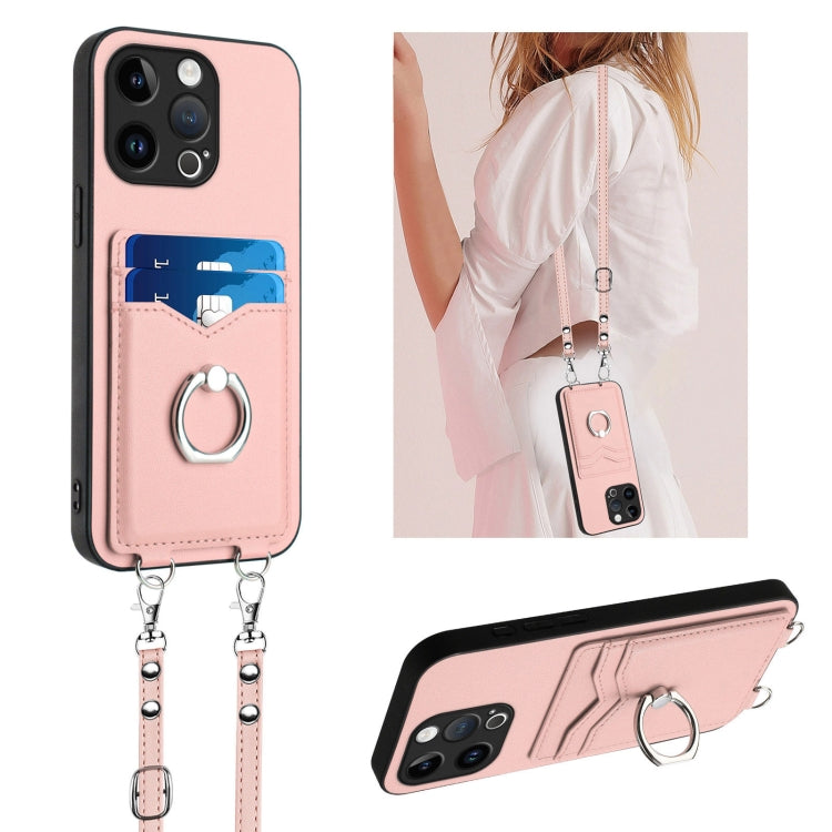Custodia per telefono porta carte con anello in corda a tracolla R20, For iPhone SE 2022 / SE 2020 / 8, For iPhone 13 Pro Max, For iPhone 13 Pro, For iPhone 13