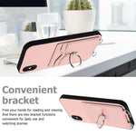 Custodia per telefono porta carte con anello in corda a tracolla R20, For iPhone XS / X, For iPhone XR, For iPhone XS Max, For iPhone 8 Plus / 7 Plus