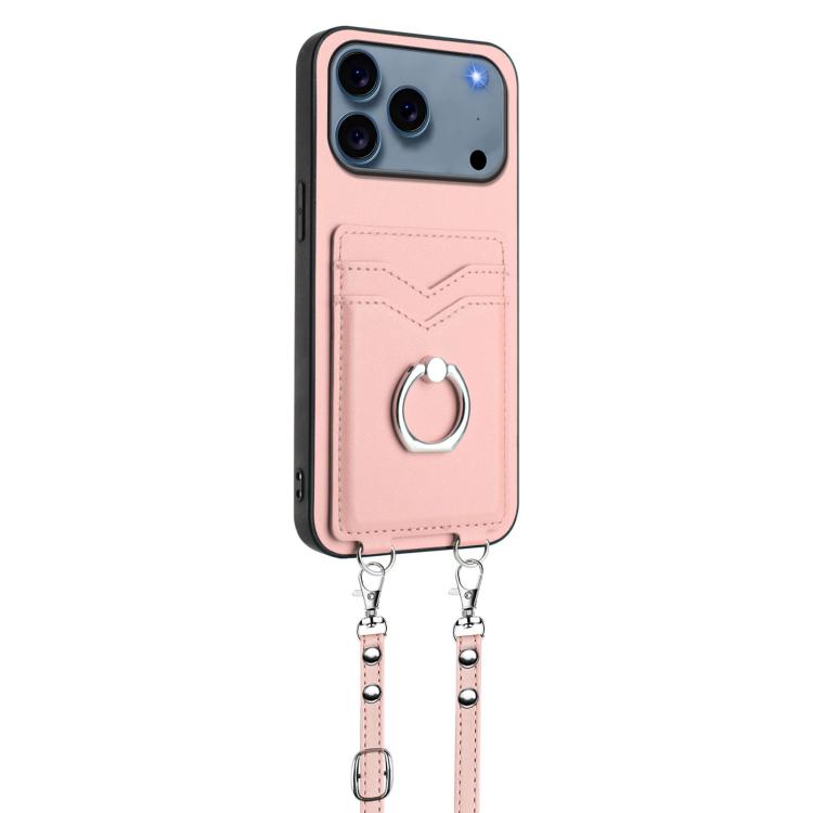 Custodia per telefono porta carte con anello in corda a tracolla R20, For iPhone 17 Pro Max, For iPhone 17 Pro, For iPhone 17, For iPhone Air
