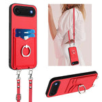 Custodia per telefono porta carte con anello in corda a tracolla R20, For iPhone 17 Pro Max, For iPhone 17 Pro, For iPhone 17, For iPhone Air