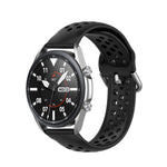 Cinturino sportivo in silicone tinta unita, dimensioni: misura libera 22 mm, For Galaxy Watch 3 45mm