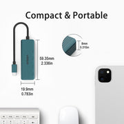 Onten UC620 Docking station HUB multifunzione 4 in 1 da USB-C/Tipo-C a USB 3.2 Gen2 da 10 Gbps, UC620