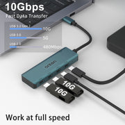 Onten UC620 Docking station HUB multifunzione 4 in 1 da USB-C/Tipo-C a USB 3.2 Gen2 da 10 Gbps, UC620