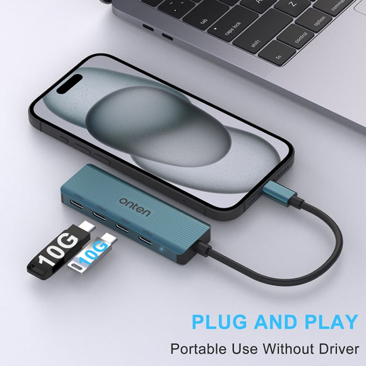Onten UC620 Docking station HUB multifunzione 4 in 1 da USB-C/Tipo-C a USB 3.2 Gen2 da 10 Gbps, UC620