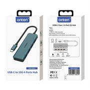 Onten UC621 Docking station HUB multifunzione da USB-C/Type-C a USB 3.2 Gen1 4 in 1 da 5 Gbps, UC621