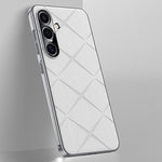 Custodia PC in pelle semplice per Samsung Galaxy S25+ 5G
