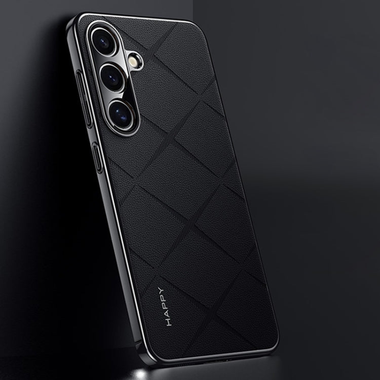 Custodia in pelle semplice per Samsung Galaxy S24 5G