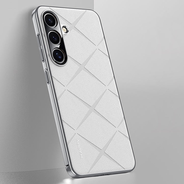 Custodia in pelle semplice per Samsung Galaxy S24 5G