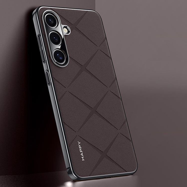 Custodia in pelle semplice per Samsung Galaxy S24 5G