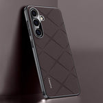 Custodia PC in pelle semplice per Samsung Galaxy S25+ 5G