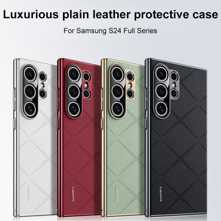 Custodia PC in pelle semplice per Samsung Galaxy S26+ 5G, S26 Ultra, S26, S25