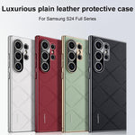 Custodia in pelle semplice per Samsung Galaxy S24 5G