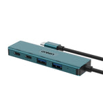 Stazione di docking HUB 4 in 1 Onten UC622 10 Gbps USB-C / Tipo-C a 2 x USB + 2 x USB-C / Tipo-C, UC622