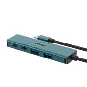 Stazione di docking HUB 4 in 1 Onten UC622 10 Gbps USB-C / Tipo-C a 2 x USB + 2 x USB-C / Tipo-C, UC622