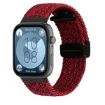 Cinturino per orologio intrecciato con fibbia pieghevole magnetica, For Huawei Watch Fit3