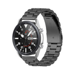 Tre cinturini in acciaio inossidabile smontano il misuratore e le orecchie, dimensioni: 22 mm, For Galaxy Watch 3 45mm