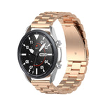 Tre cinturini in acciaio inossidabile smontano il misuratore e le orecchie, dimensioni: 22 mm, For Galaxy Watch 3 45mm