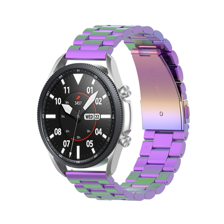 Tre cinturini in acciaio inossidabile smontano il misuratore e le orecchie, dimensioni: 22 mm, For Galaxy Watch 3 45mm