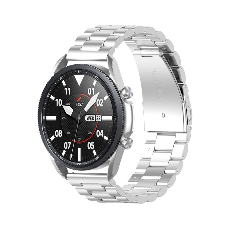Tre cinturini in acciaio inossidabile smontano il misuratore e le orecchie, dimensioni: 22 mm, For Galaxy Watch 3 45mm
