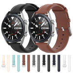 Cinturino in pelle a coda tonda, dimensioni: misura libera 22 mm, For Galaxy Watch 3 45mm
