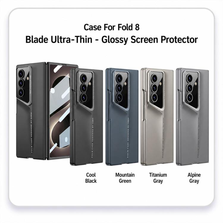 Custodia per telefono ultrasottile a copertura totale GKK Integrated Blade, For Galaxy Z Fold8 Ultra 5G, For Samsung Galaxy Z Fold7 5G, For Samsung Galaxy Z Fold6
